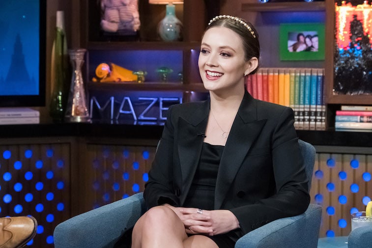 Billie Lourd speaks to Andy Cohen