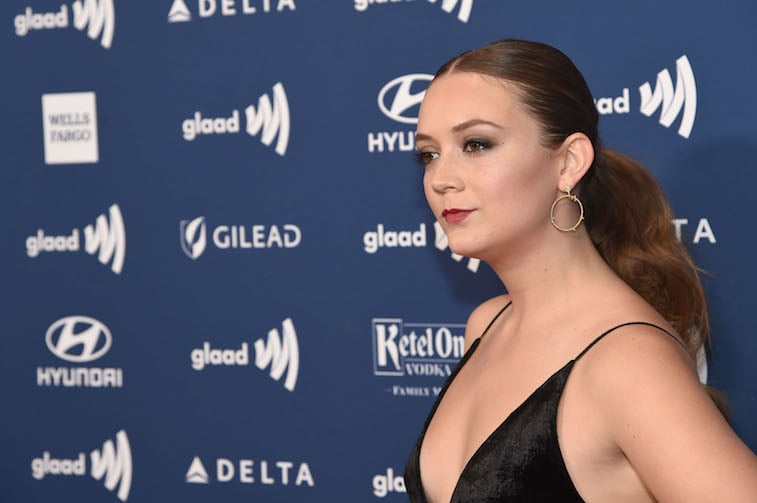 Billie Lourd on the red carpet
