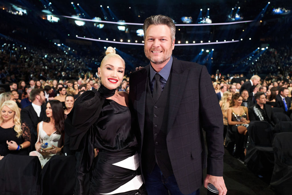 Gwen Stefani and Blake Shelton attend the 53rd annual CMA Awards