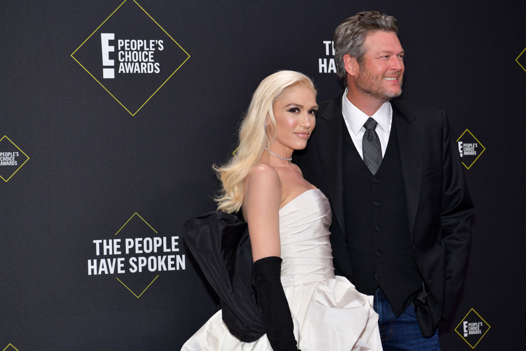 Gwen Stefani and Blake Shelton attend the 2019 E! People's Choice Awards