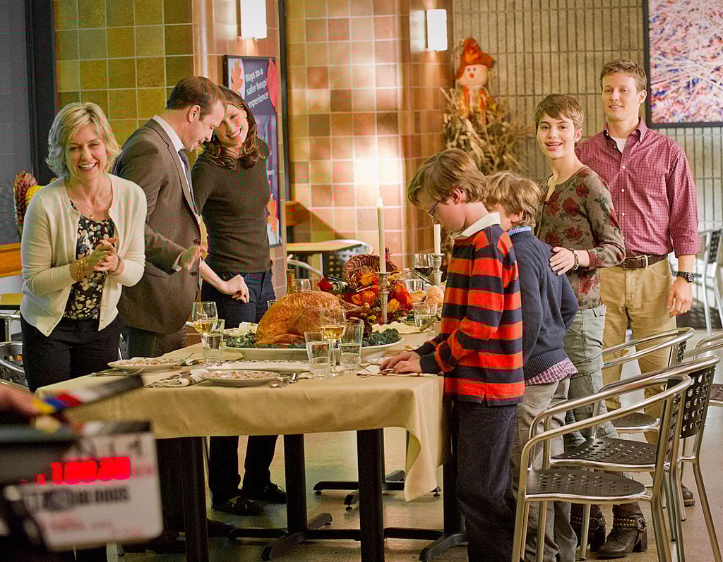 The Blue Bloods cast during their Thanksgiving episode | John P. Filo/CBS via Getty Images