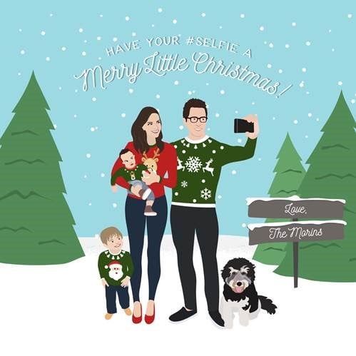 Brit Morin holiday card