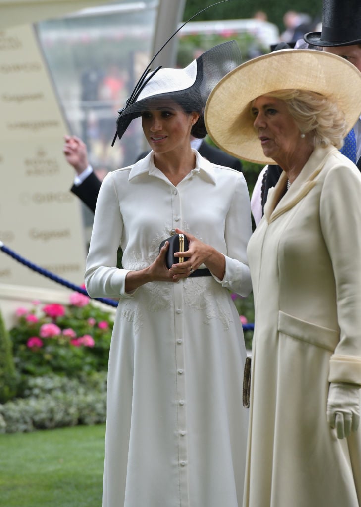 Camilla Parker Bowles and Meghan Markle