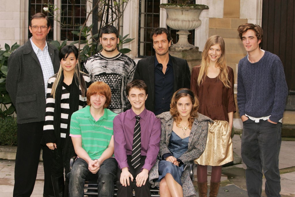 Cast of 'Harry Potter and the Goblet of Fire' in 2005 with director Mike Newell and producer David Heyman