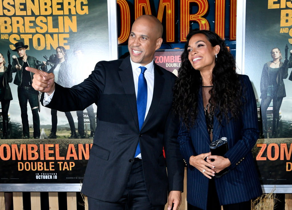 Presidential Hopeful Cory Booker Gets Real About His Relationship with Rosario Dawson