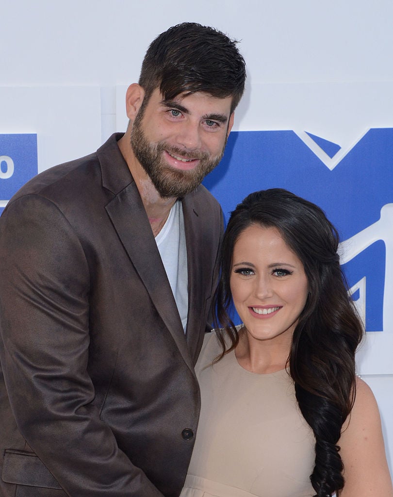 David Eason and Jenelle Evans arrive at the 2016 MTV Video Music Awards