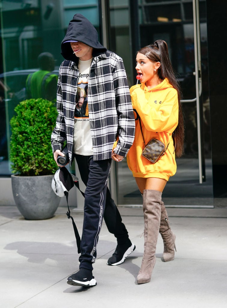 Pete Davidson and Ariana Grande