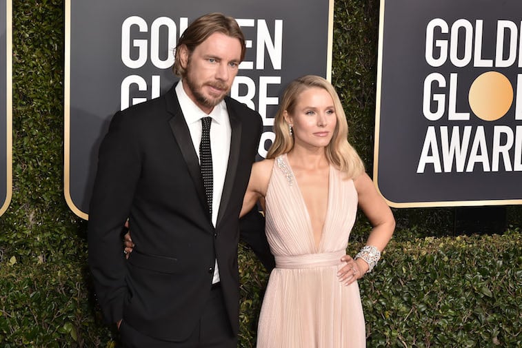 Dax Shepard and Kristen Bell  on the red carpet