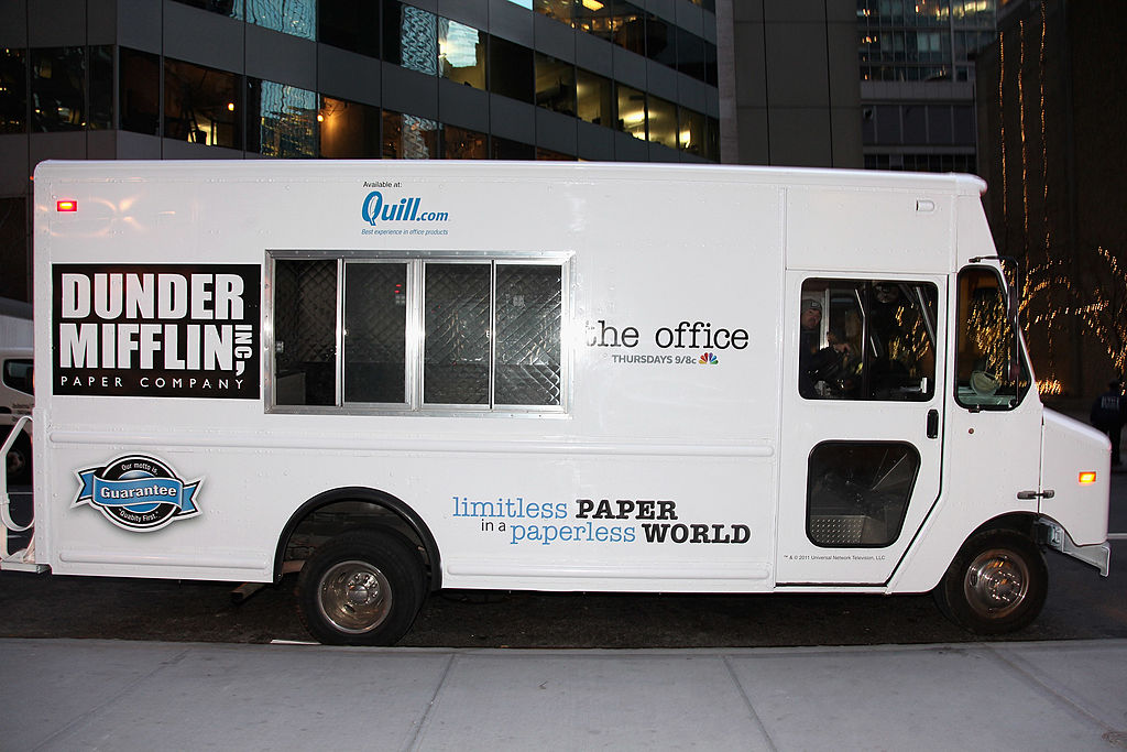  A Dunder Mifflin Paper Truck