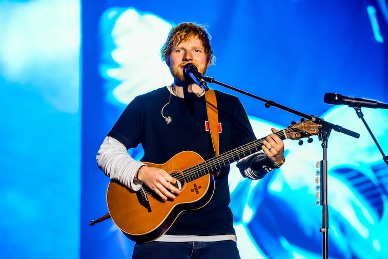 Ed Sheeran performs onstage
