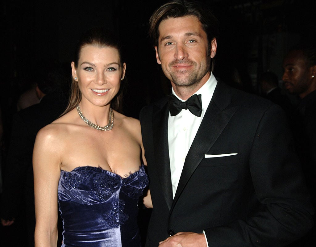 Ellen Pompeo and Patrick Dempsey as at the Emmy Awards in 2006