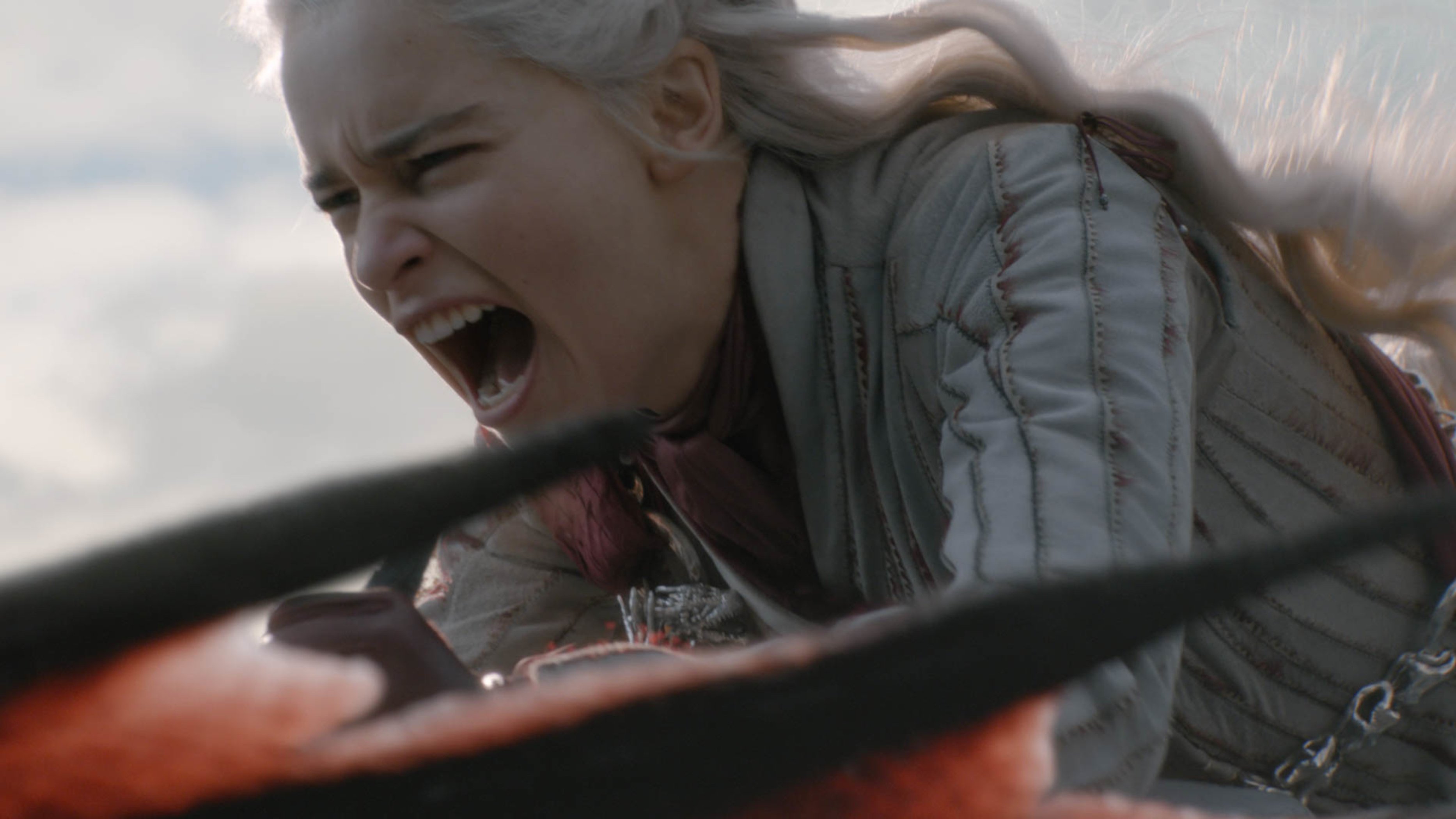 Emilia Clarke as Daenerys Targaryen on Game of Thrones