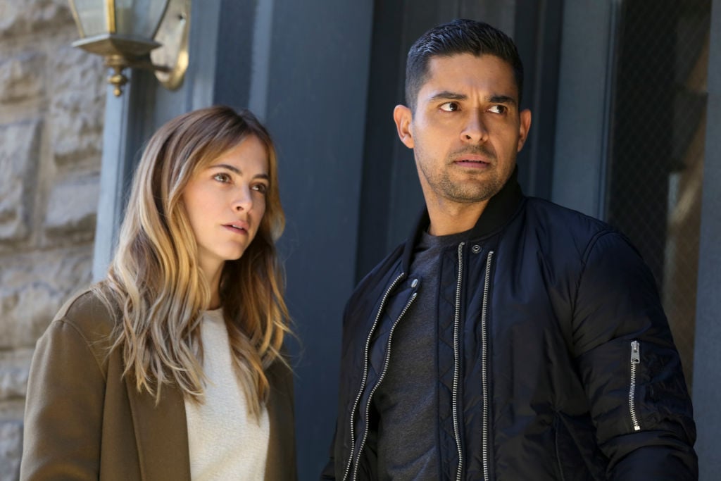 Emily Wickersham and Wilmer Valderrama | Michael Yarish/CBS via Getty Images