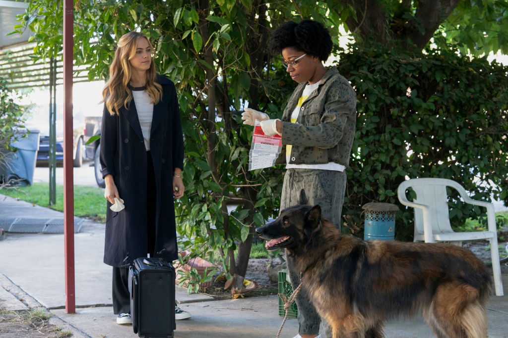 Emily Wickersham as NCIS Special Agent Eleanor "Ellie" Bishop and Diona Reasonover as Forensic Scientist Kasie Hines | Erik Voake/CBS via Getty Images