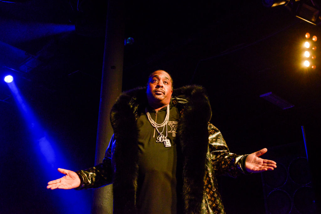 Eric B of Eric B and Rakim performs on stage at Roseland