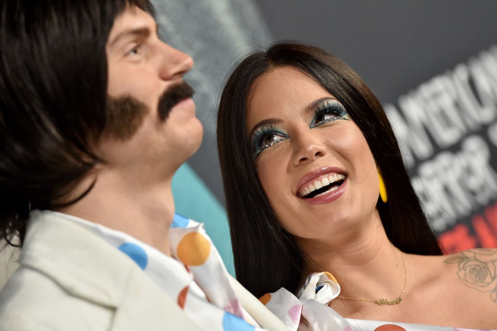 Evan Peters and Halsey attend FX's 'American Horror Story' 100th Episode Celebration