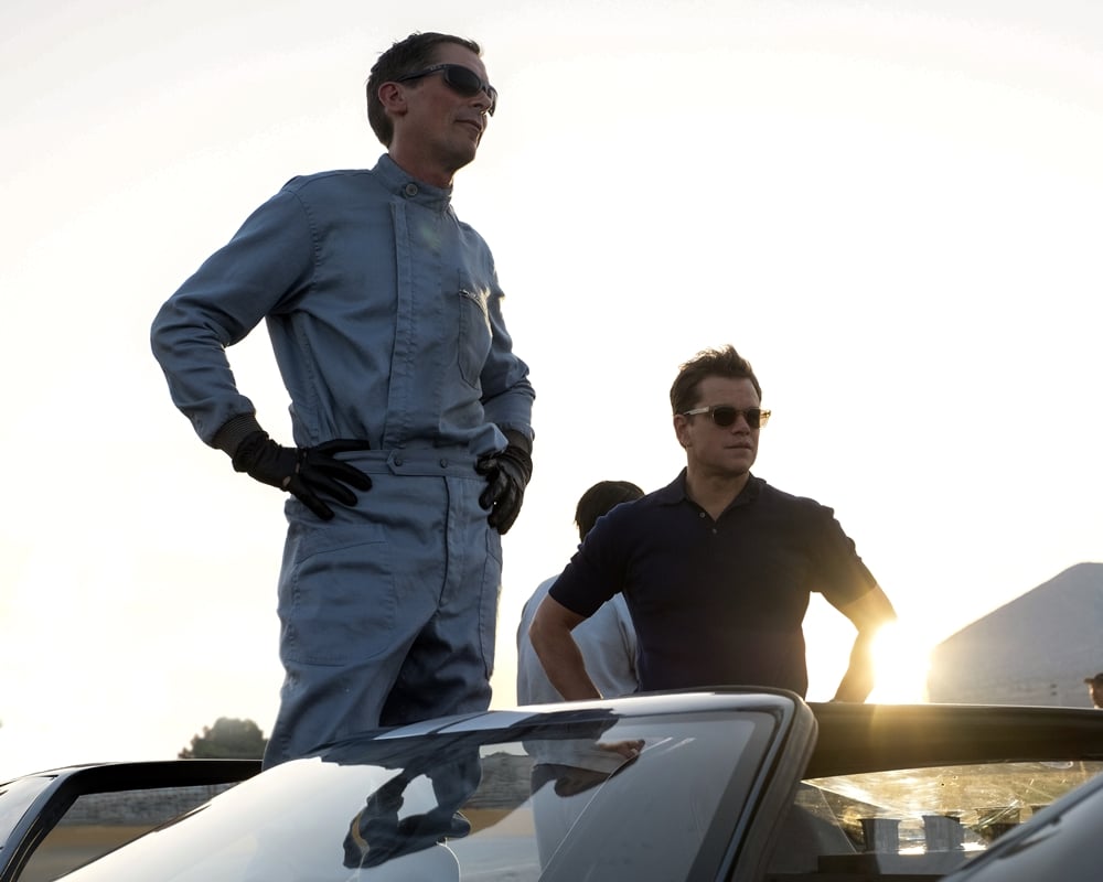 Christian Bale and Matt Damon in Ford v Ferrari