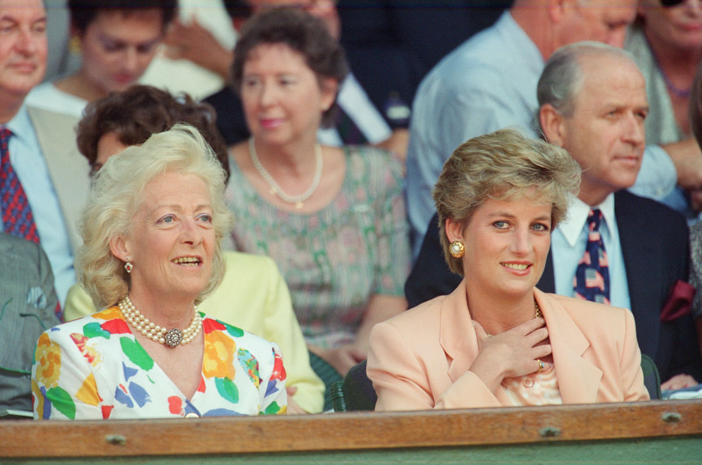 Frances Shand Kydd and Princess Diana