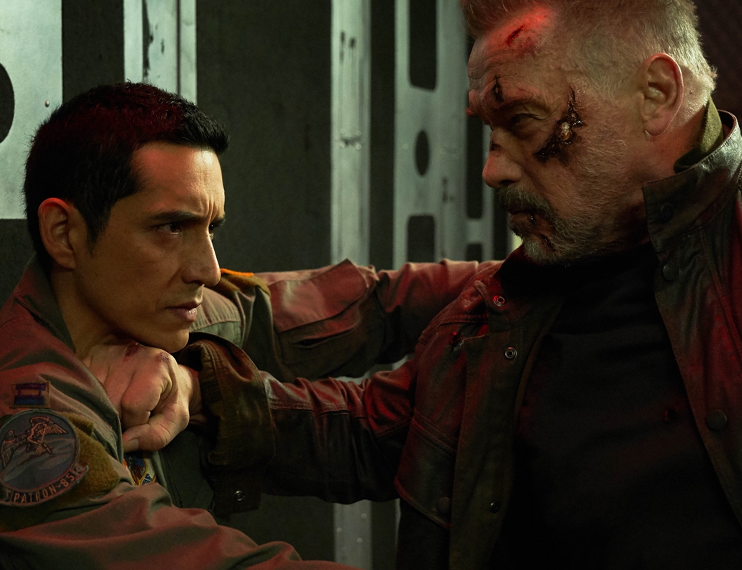Gabriel Luna and Arnold Schwarzengger