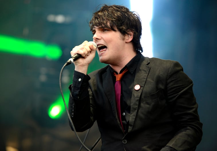 Gerard Way performs onstage