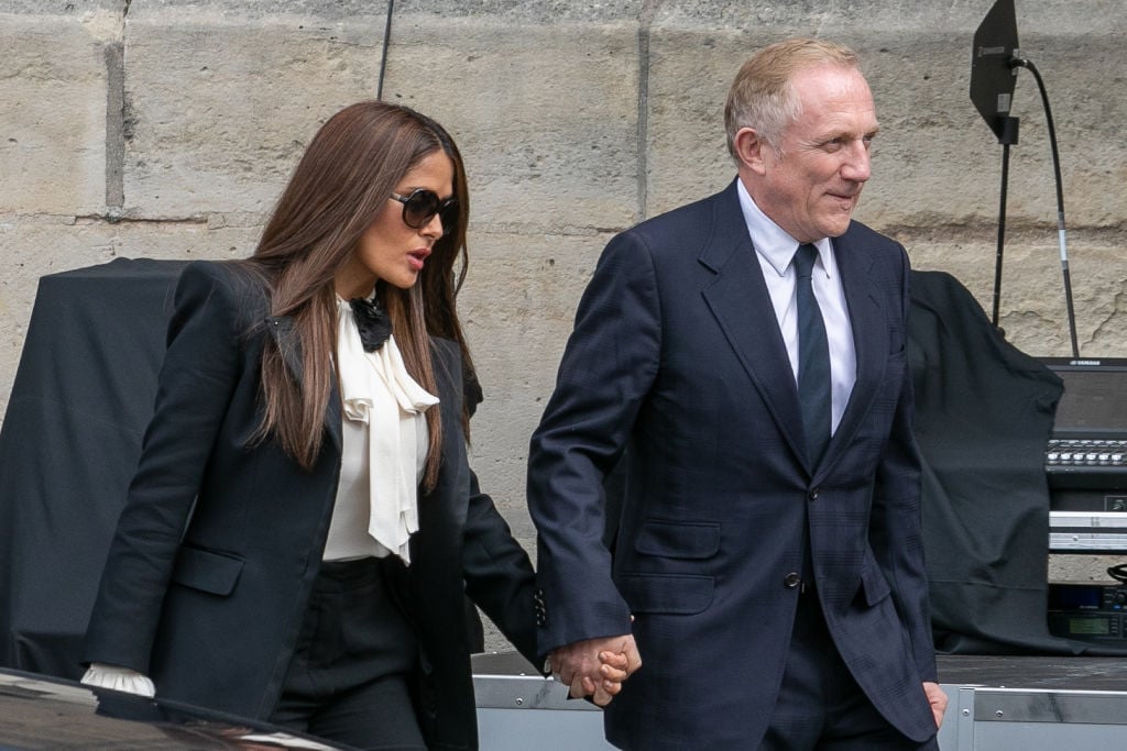 Salma Hayek and husband Francois-Henri Pinault