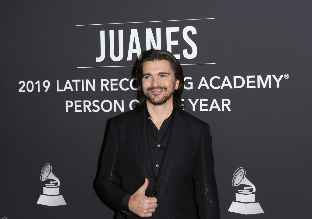 Colombian pop star Juanes