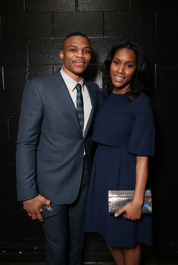 Russell Westbrook and Nina Westbrook