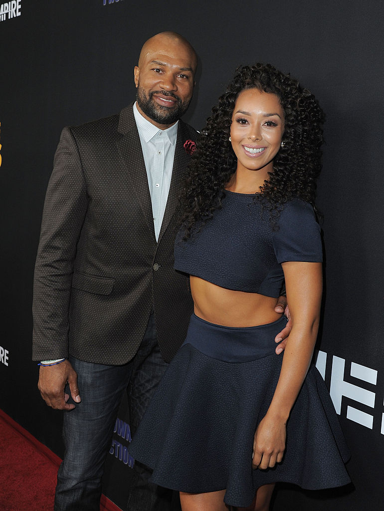 Derek Fisher and Gloria Govan