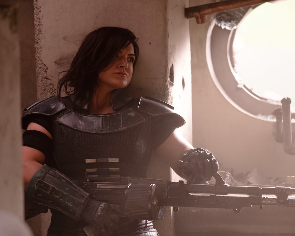 Gina Carano in The Mandalorian