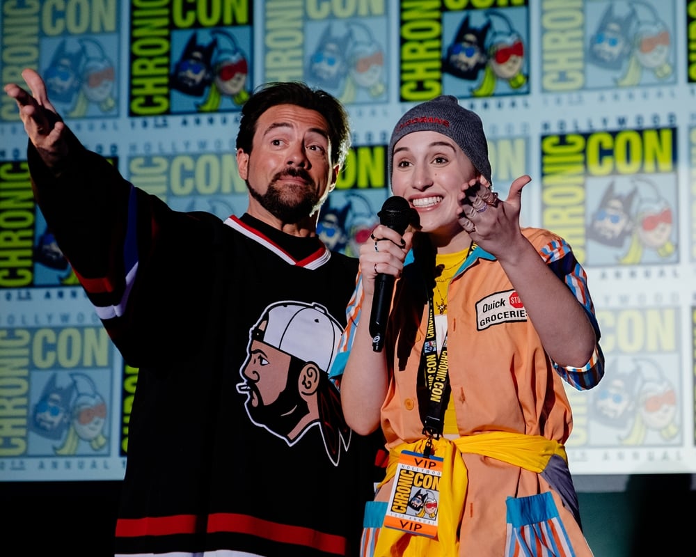 Harley Quinn and Kevin Smith