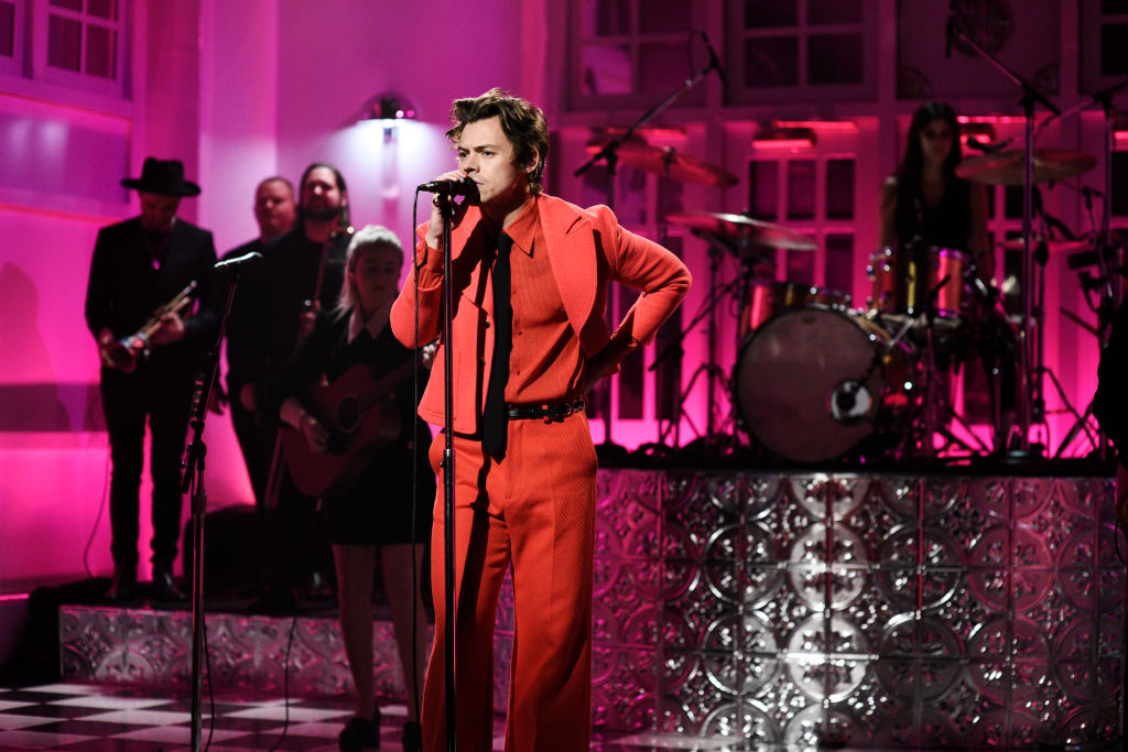 Musical Guest Harry Styles performs "Watermelon Sugar" on Saturday Night Live