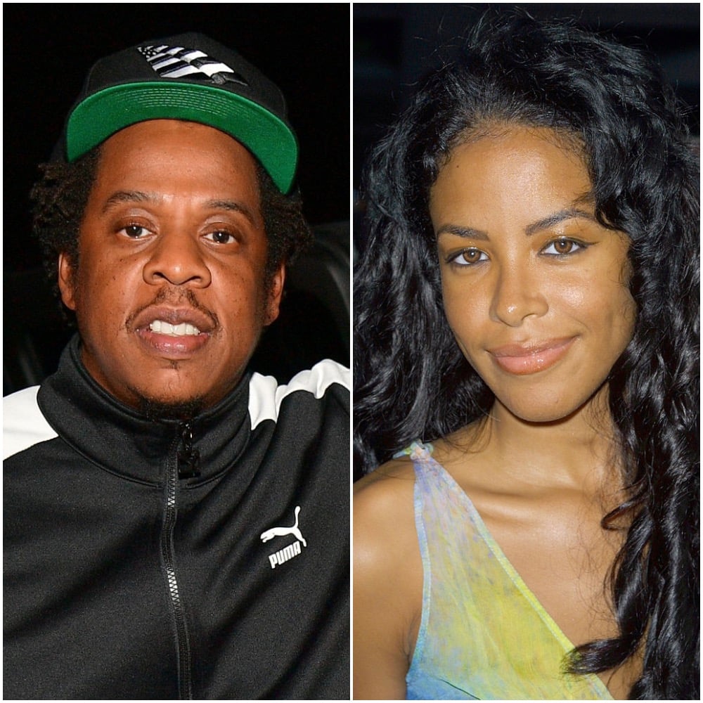 (L-R) Jay-Z and Aaliyah