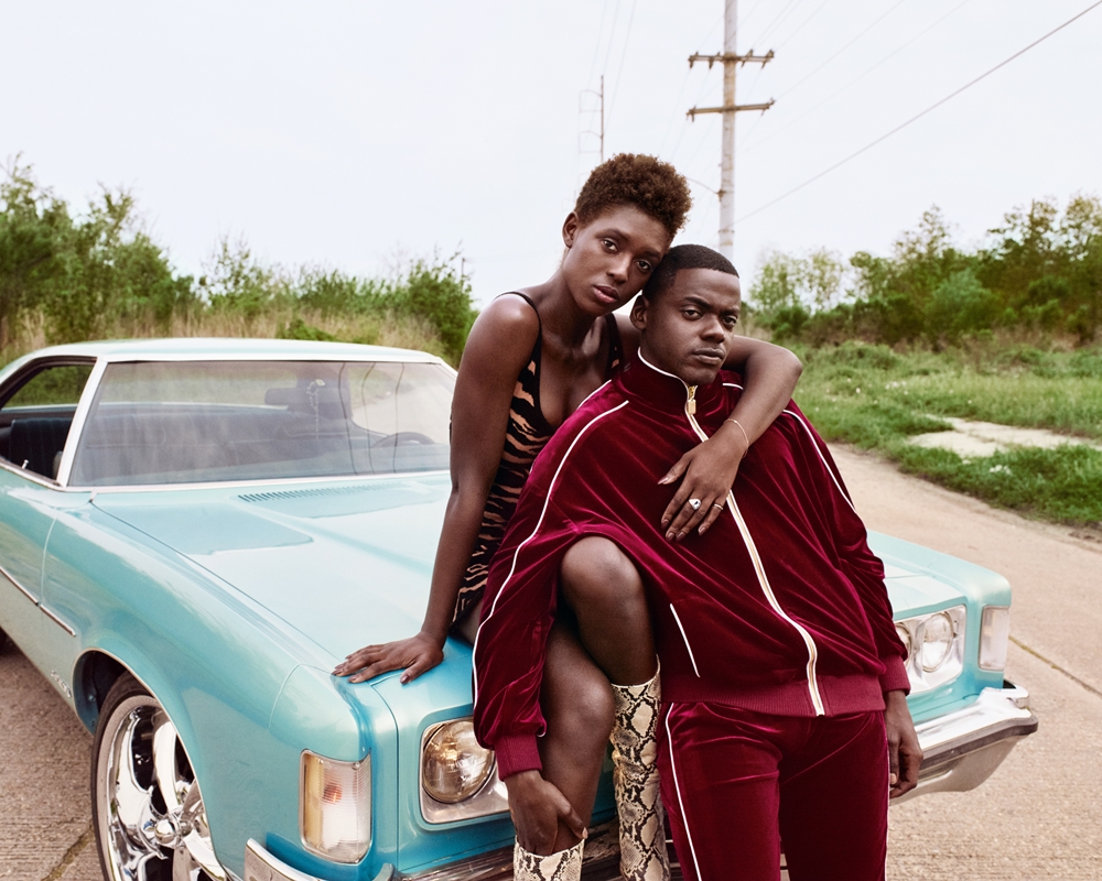 Jodie Turner-Smith and Daniel Kaluuya in Queen & Slim