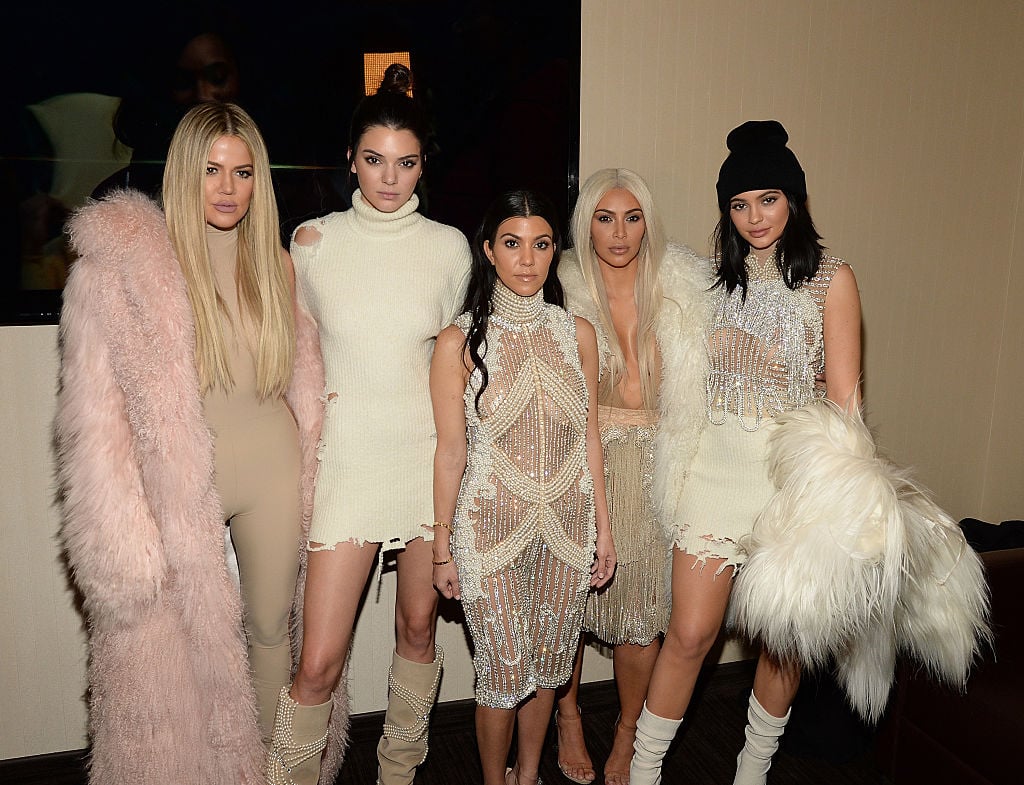 Khloe Kardashian, Kendall Jenner, Kourtney Kardashian, Kim Kardashian West, and Kylie Jenner at an event