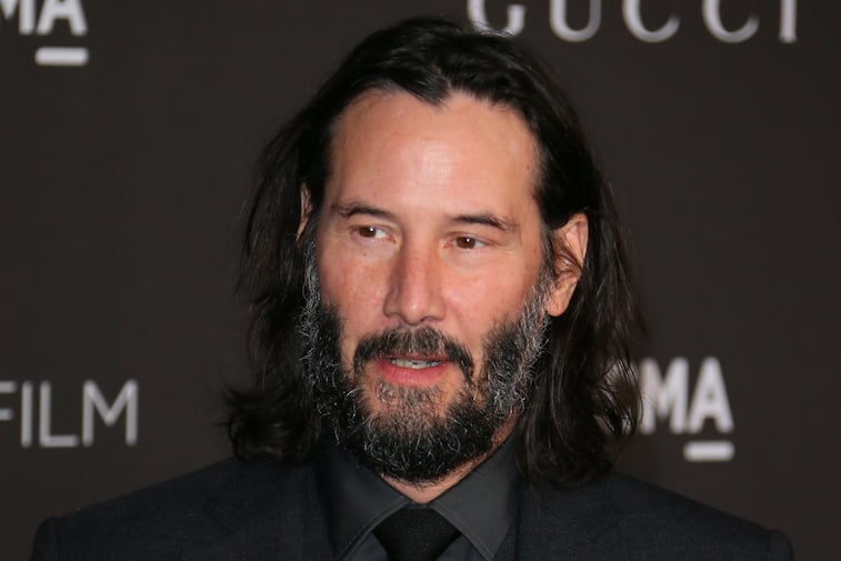 Keanu Reeves on the red carpet