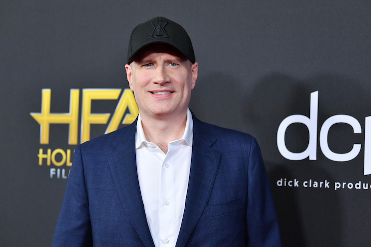 Kevin Feige on the red carpet