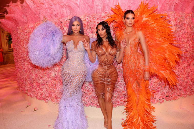 Kylie Jenner, Kim Kardashian, and Kendall Jenner