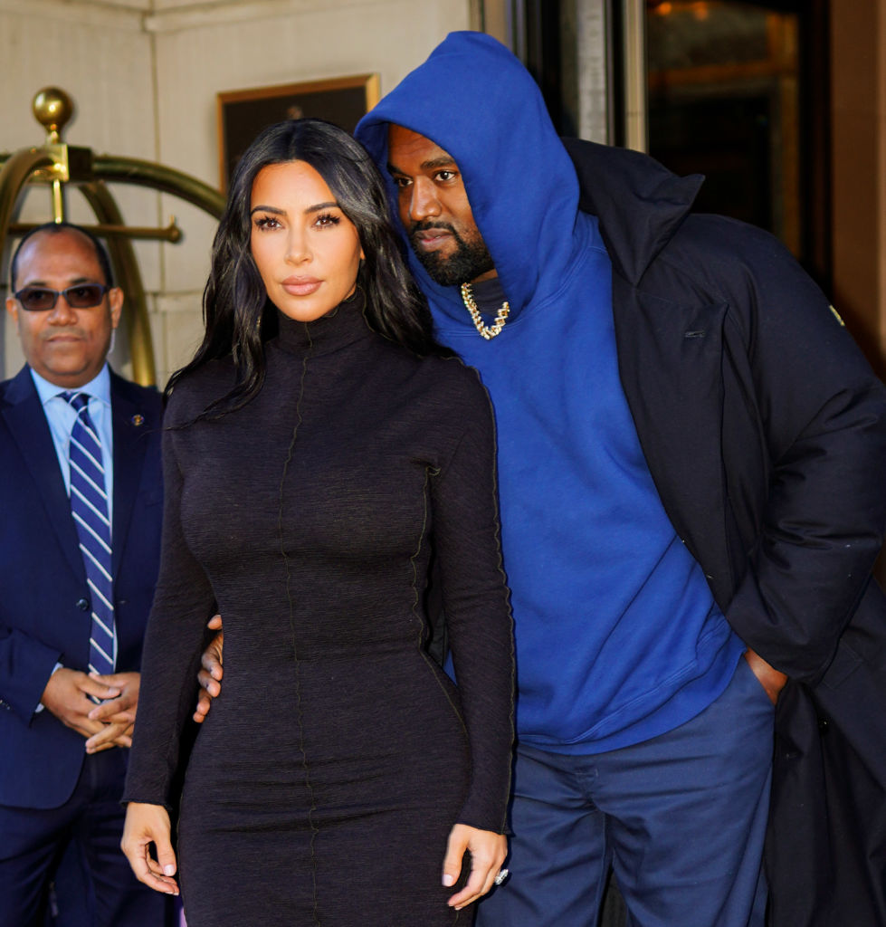 Kim Kardashian and Kanye West at Dealbook conference