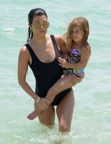 Kourtney Kardashian and Penelope Disick