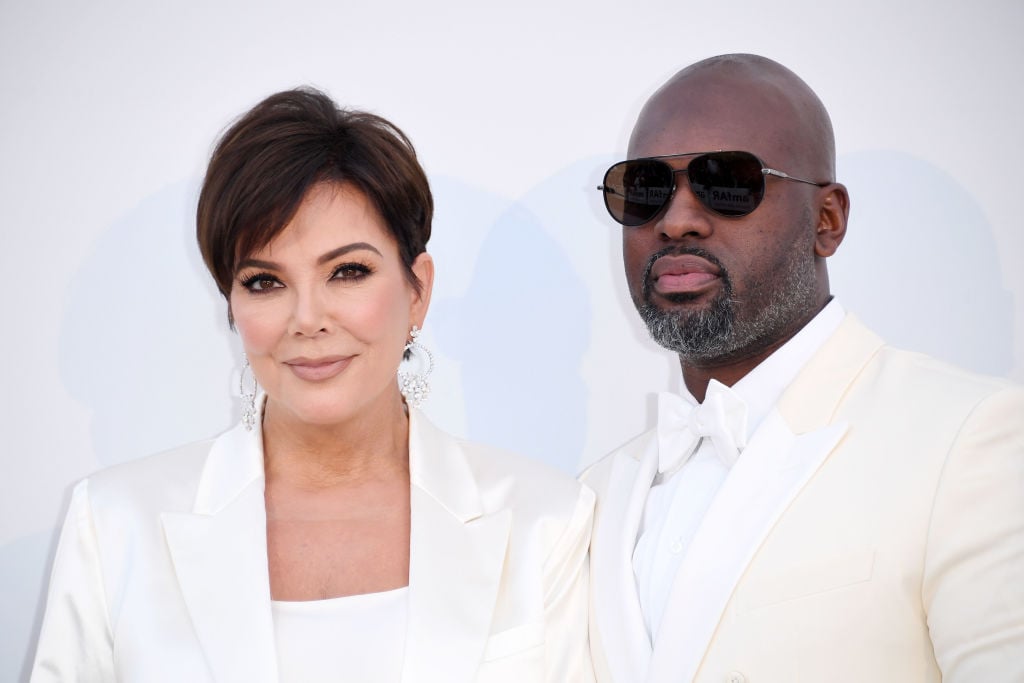 Kris Jenner and Corey Gamble on the red carpet