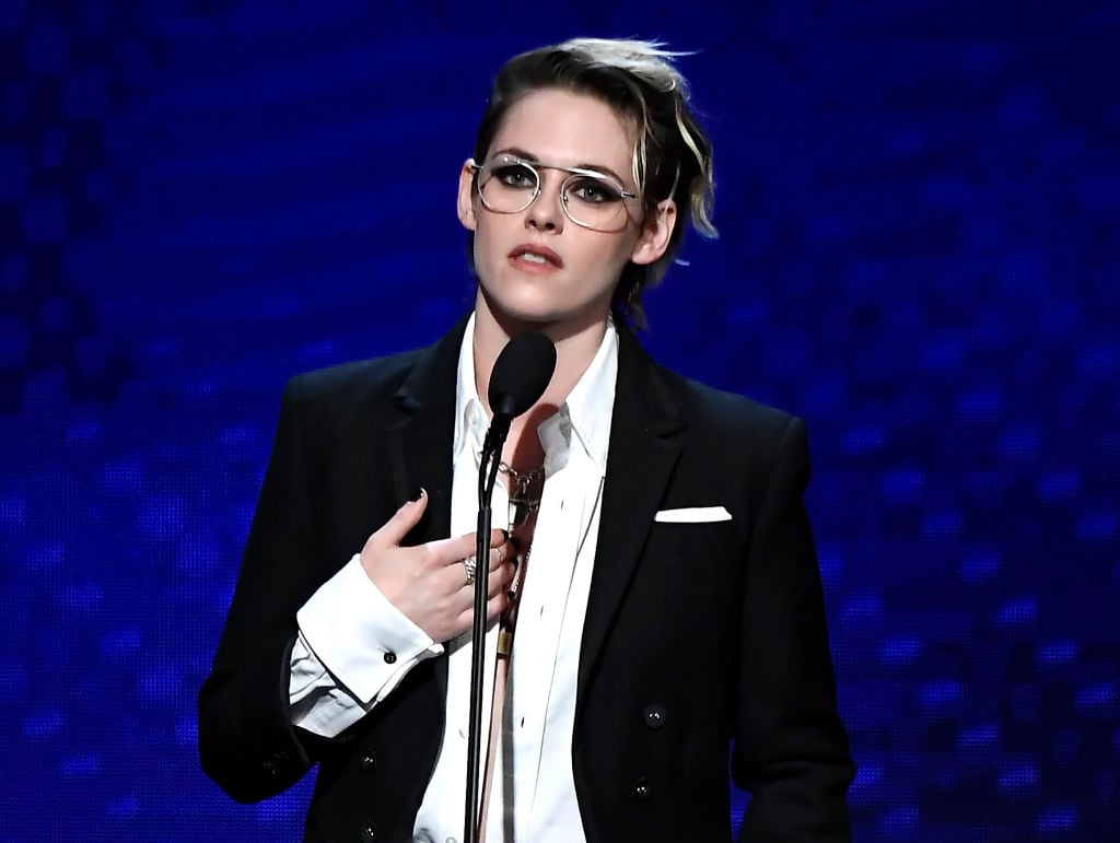 Kristen Stewart speaks onstage | Frazer Harrison/Getty Images