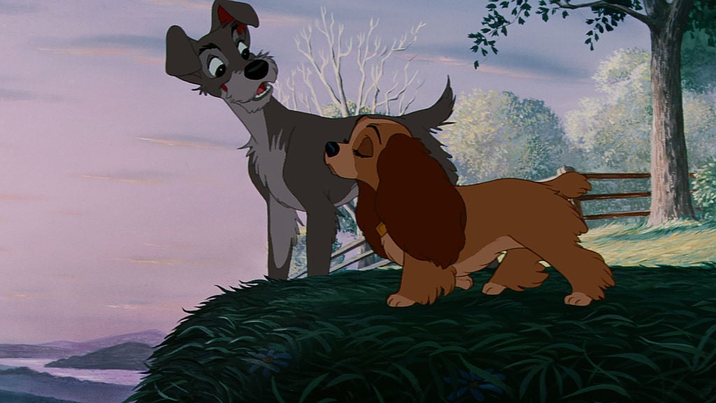 Characters, Lady and the Tramp, appear on Disney Junior