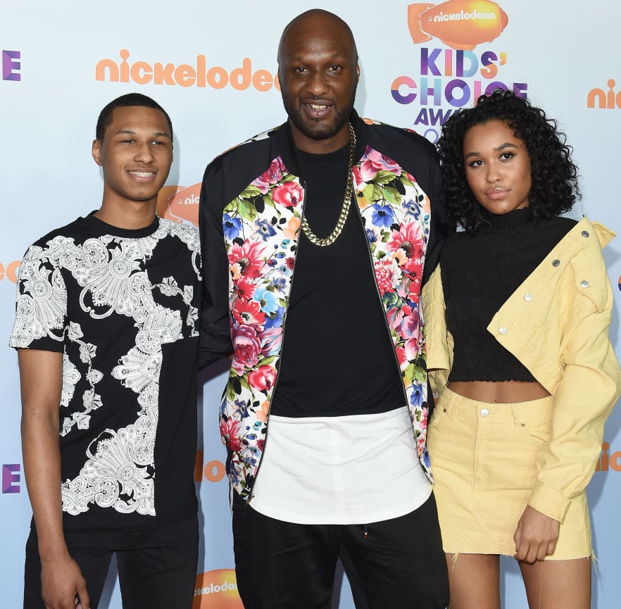 Lamar Odom and his children