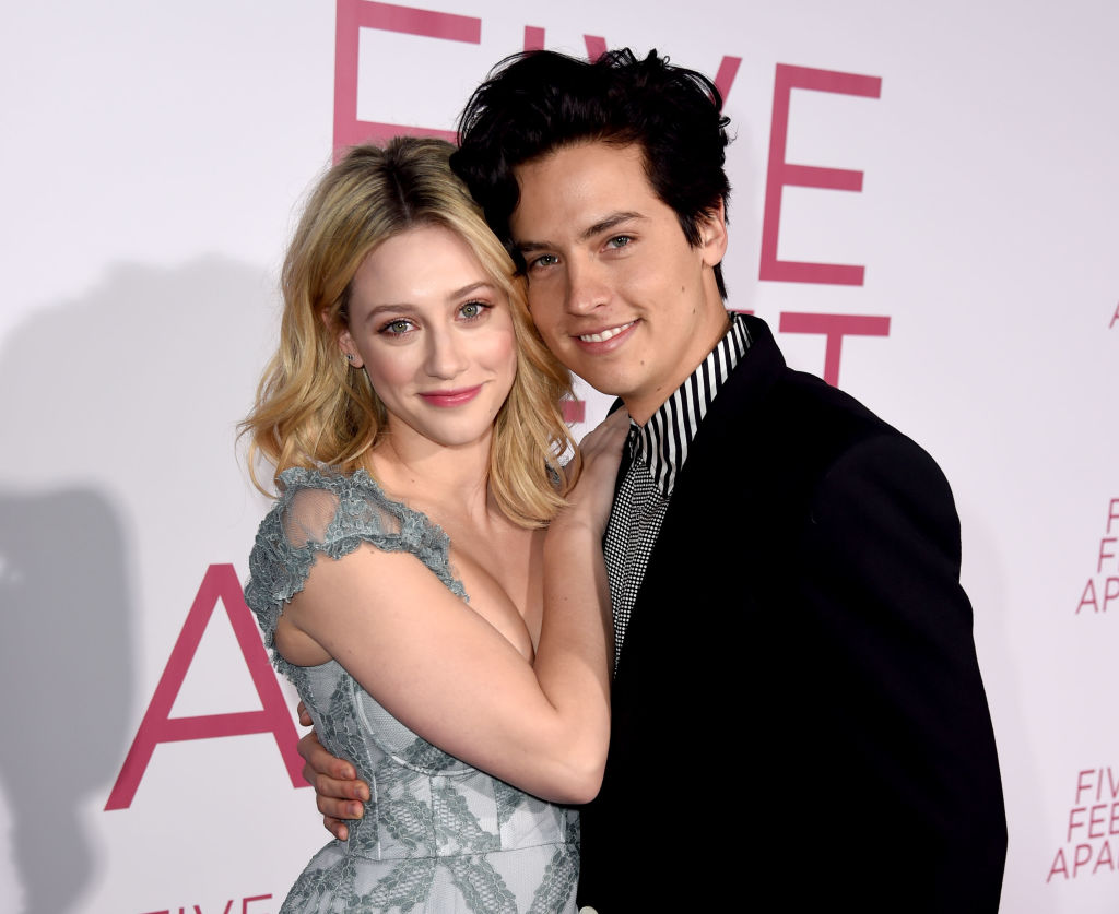 Lili Reinhart and Cole Sprouse on the red carpet