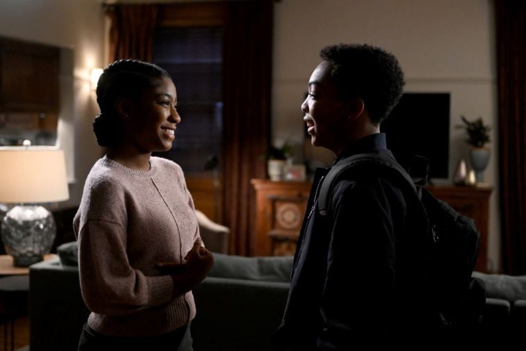 Lyric Ross (Deja) and Asante Blackk (Malik)