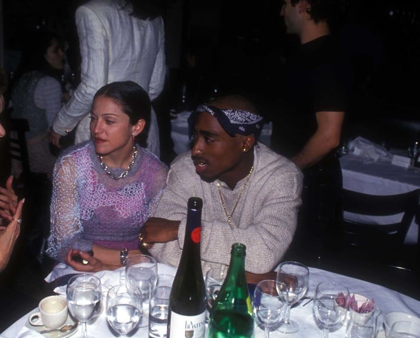 Madonna and Tupac Shakur