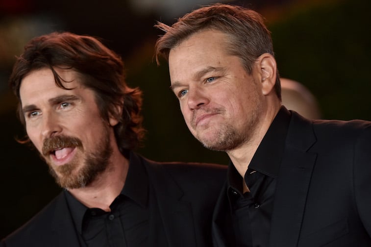 Christian Bale and Matt Damon on the red carpet