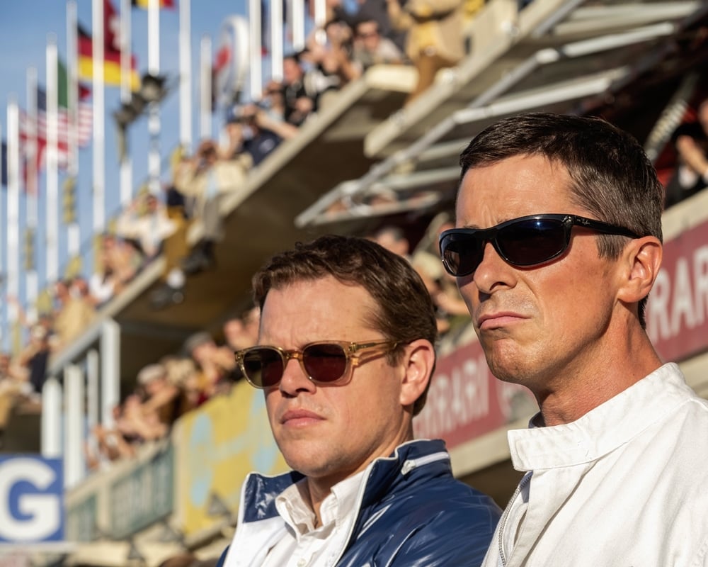 Matt Damon and Christian Bale in Ford v Ferrari