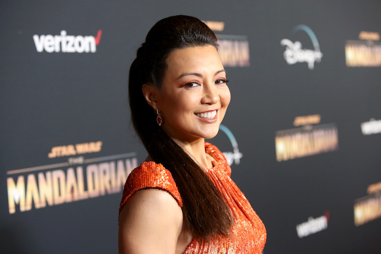 Ming-Na Wen on the red carpet