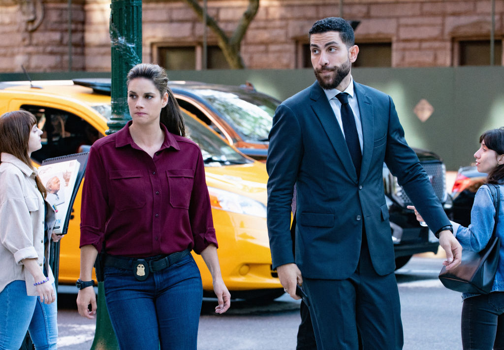 Missy Peregrym and Zeeko Zaki on FBI | Mark Schafer/CBS via Getty Images